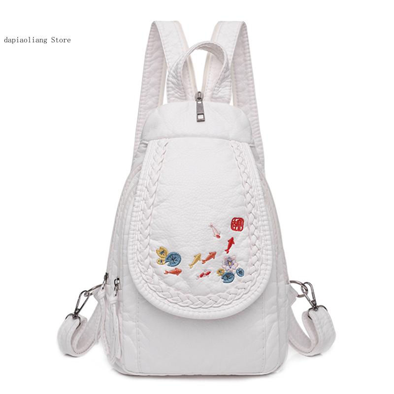 여자 작은 가슴 가방 패션 학교 가방 캐주얼 어깨 가방 - Fashion Backpack Women 리뷰 및 가격